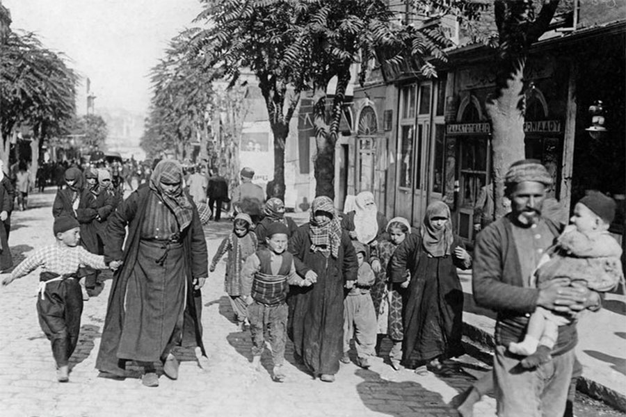 Birinci Balkan Savaşı, sırasında vatanlarını terketmek zorunda kalan, Türkiye'ye gelen insanlar